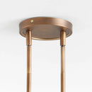 Bronze ceiling light fixture on a white background